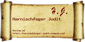 Harnischfeger Judit névjegykártya